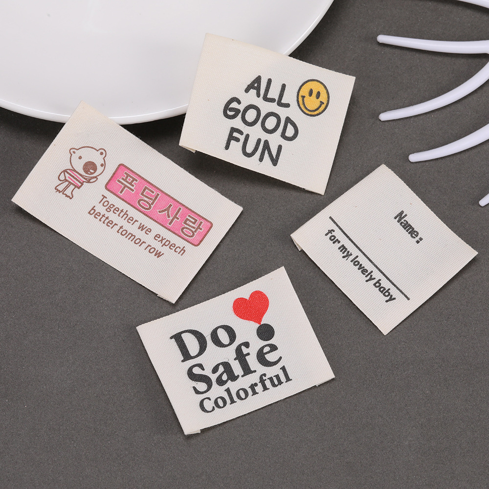 Baby Clothing Labels - Custom Printed Private Logo Labels Sew