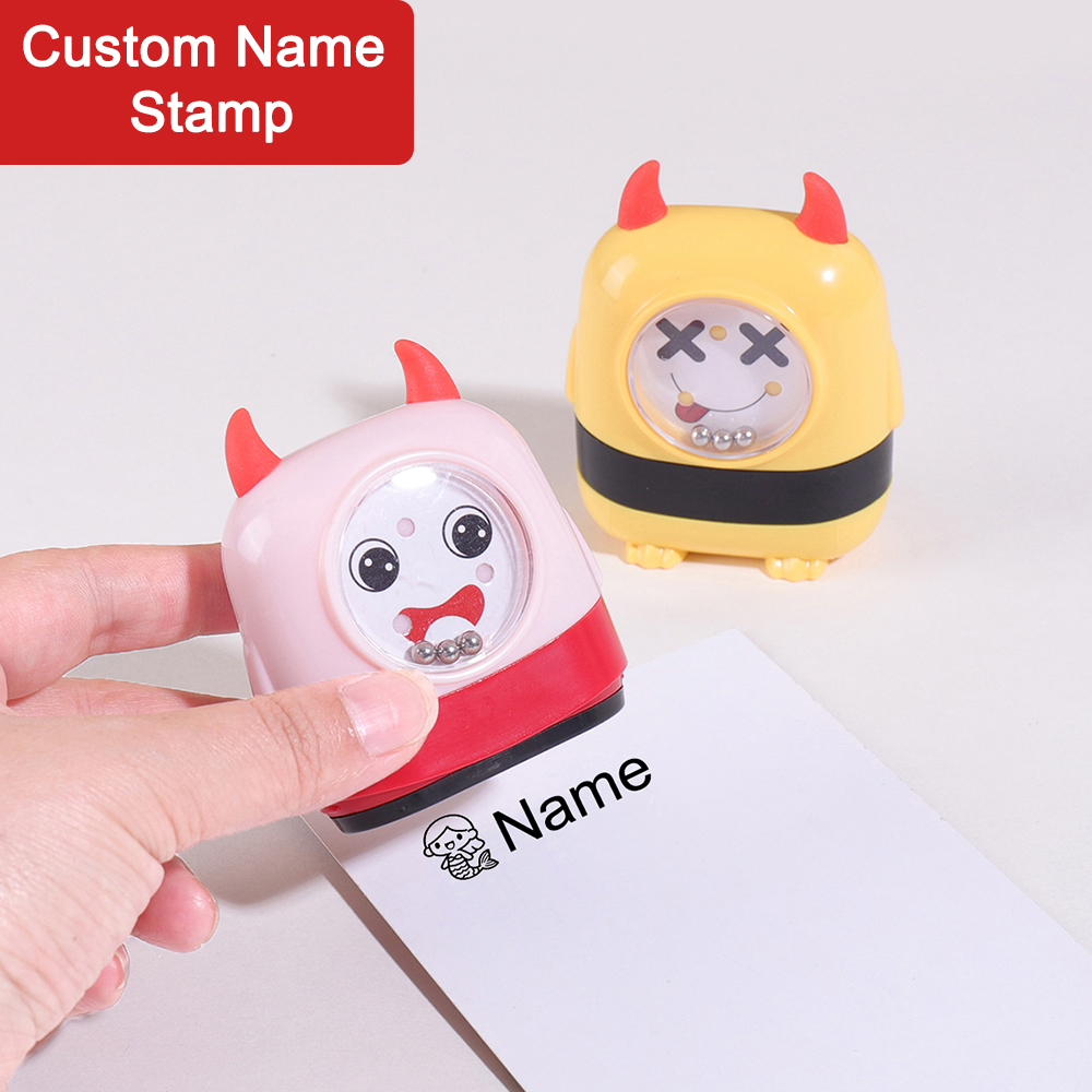 Baby Clothing Labels - Cute Custom Kids Name Stamp Personalized