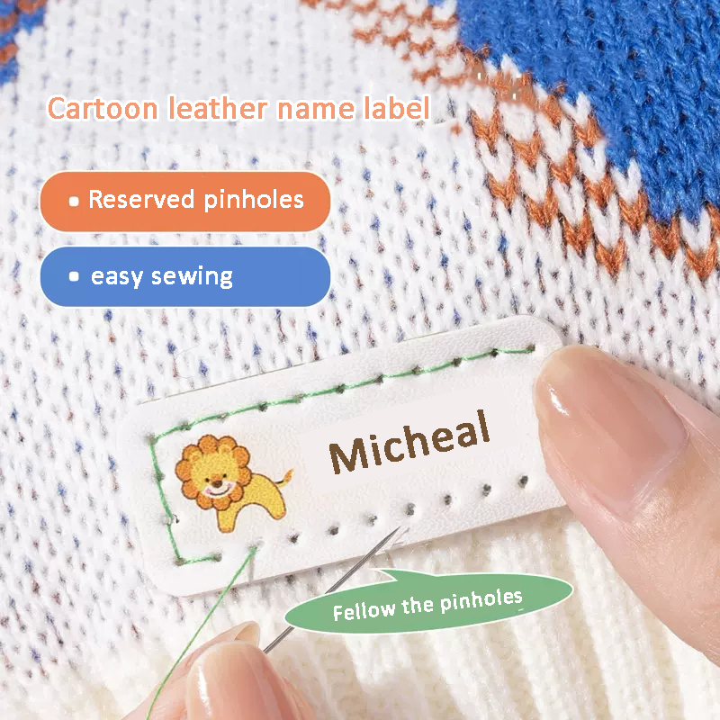 Customized Leather Laser Name  – Baby Clothing Labels Bewertung und Preis