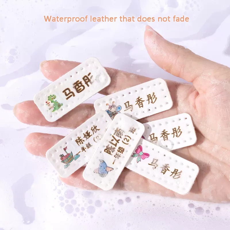 Customized Leather Laser Name  – Baby Clothing Labels Bewertung und Preis