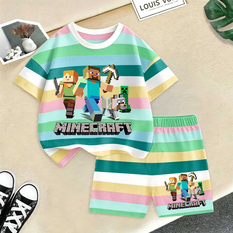 Minecrafted Girl boy Summer T  – Baby Clothing Accessories Bewertung und Preis