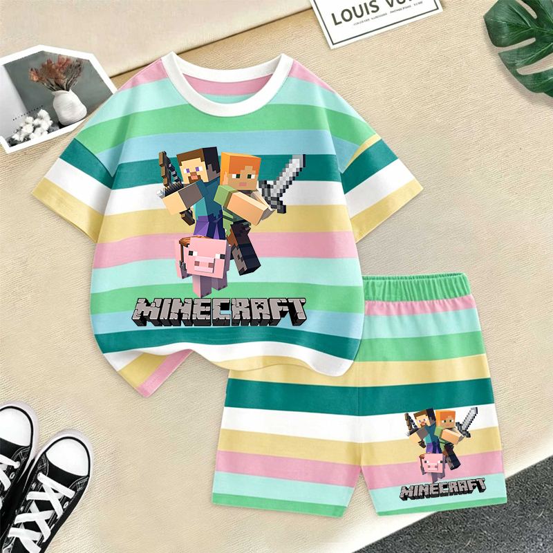 Minecrafted Girl boy Summer T  – Baby Clothing Accessories Bewertung und Preis