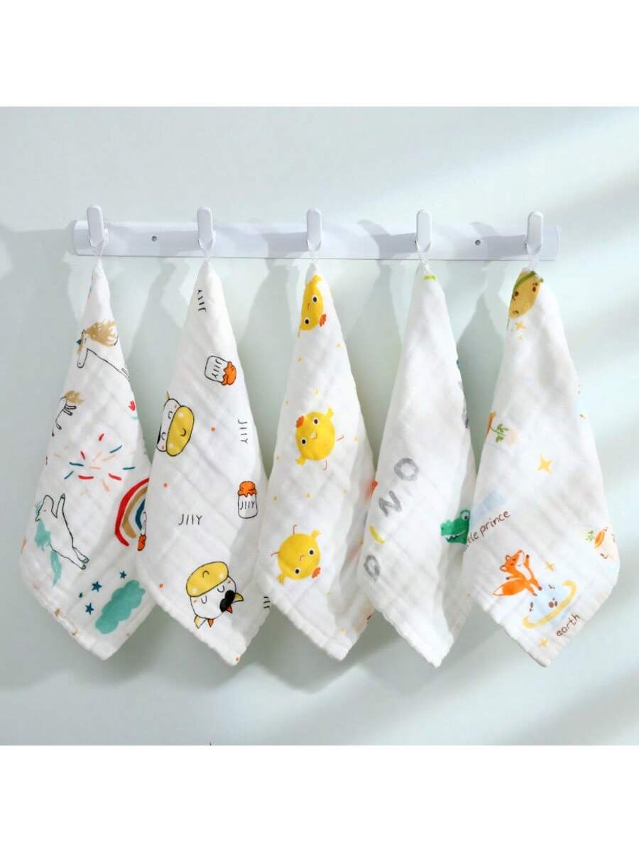 1/5pcs Baby Towels Random Colo – Baby Clothing Wash Bewertung und Preis