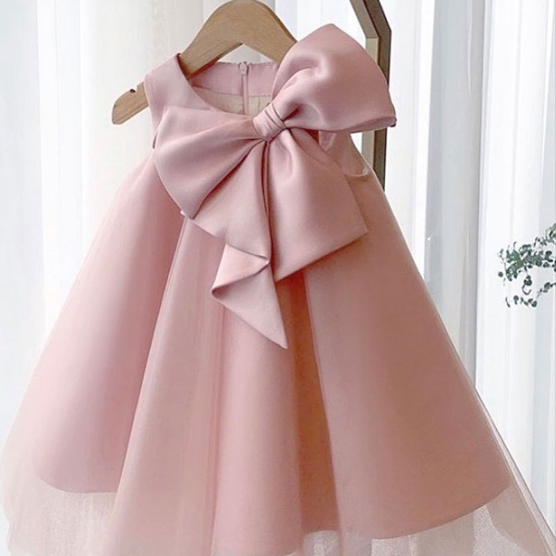 Summer Big Bow Baby Girl Dress – Baby Clothing Accessories Bewertung und Preis