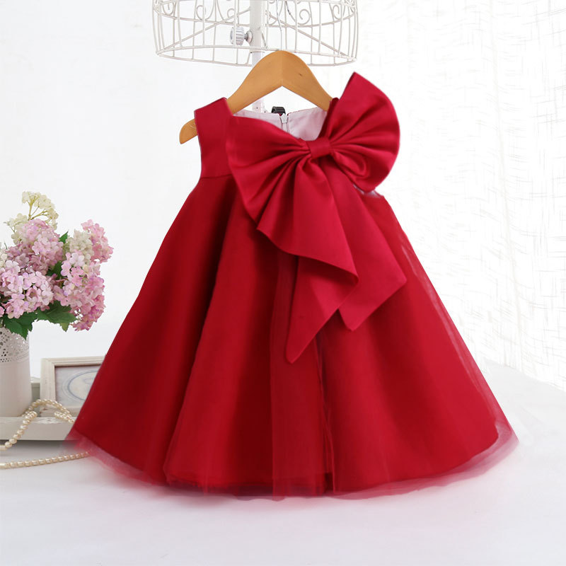 Summer Big Bow Baby Girl Dress – Baby Clothing Accessories Bewertung und Preis