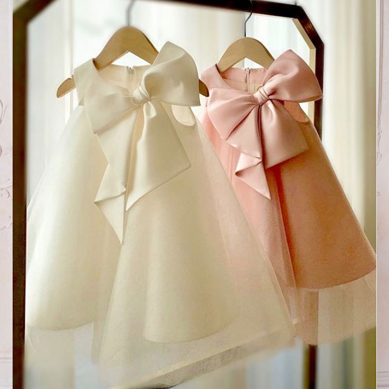 Summer Big Bow Baby Girl Dress – Baby Clothing Accessories Bewertung und Preis