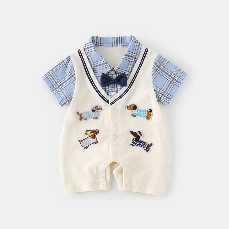 Boys Summer Short-sleeved  Jum – Baby Clothing Labels Bewertung und Preis