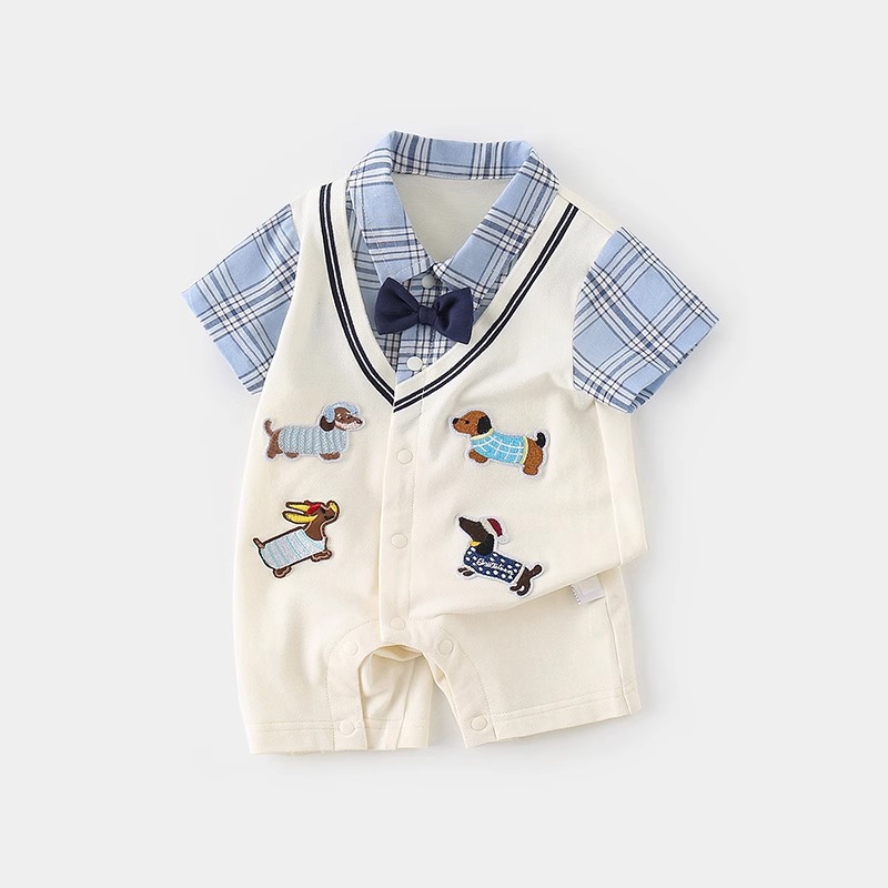 Boys Summer Short-sleeved  Jum – Baby Clothing Labels Bewertung und Preis