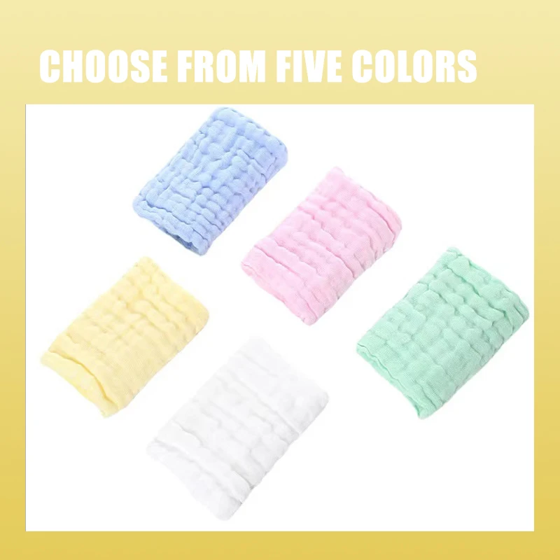 5pcs Baby Muslin Washcloths Bu – Baby Clothing Wash Bewertung und Preis