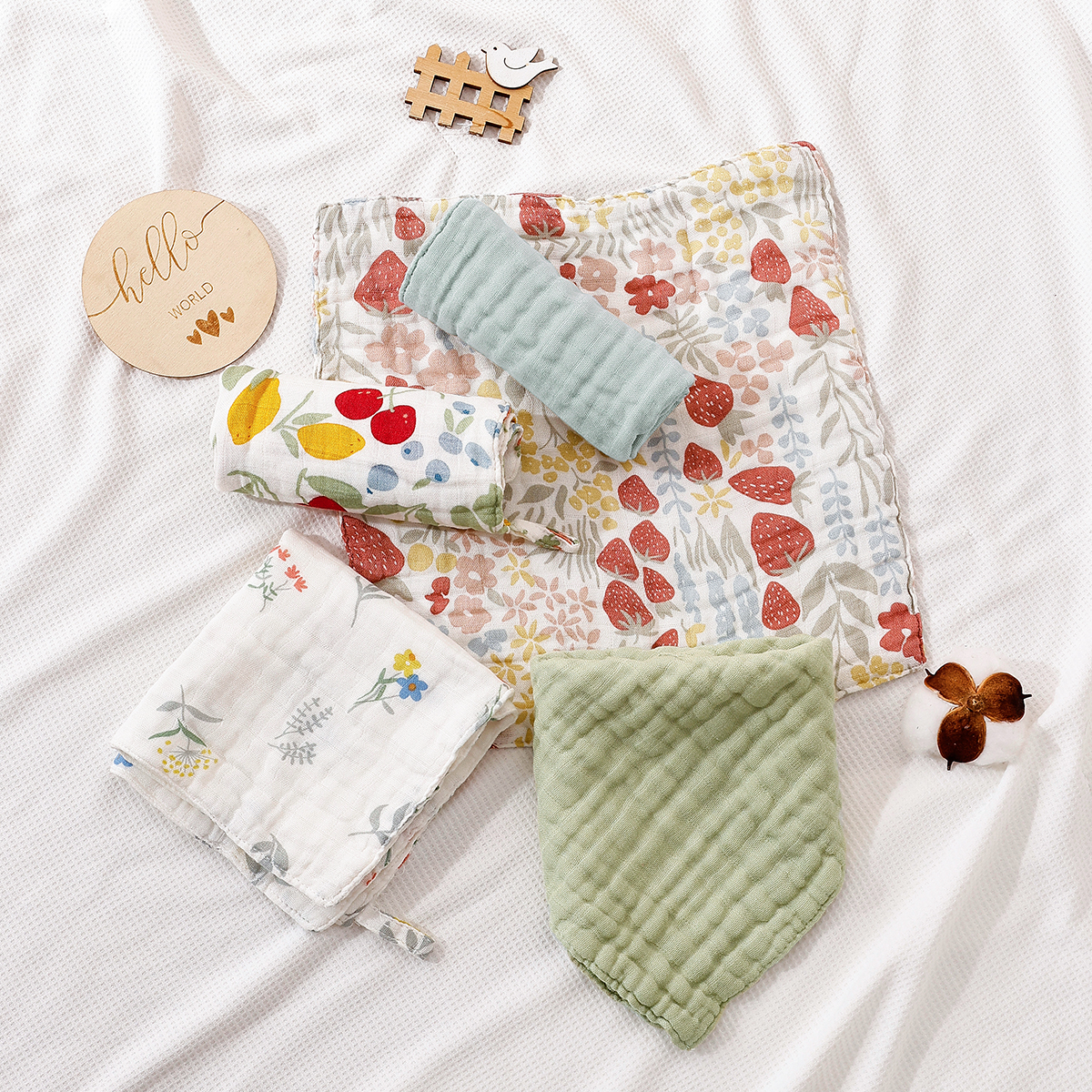 Elinfant 5PCS Bamboo Muslin Wa – Baby Clothing Wash Bewertung und Preis