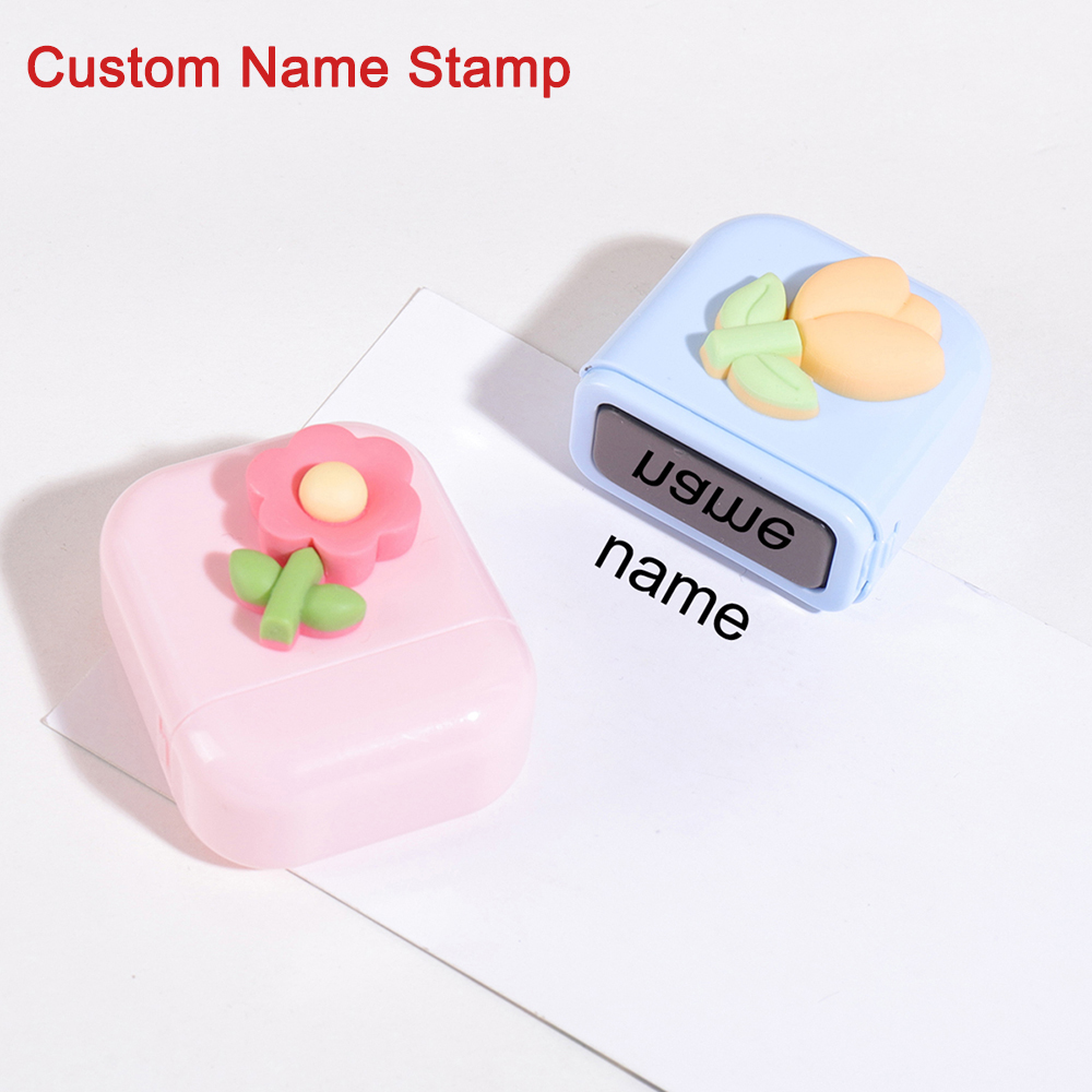 Flower Custom Kids Name Stamp  – Baby Clothing Labels Bewertung und Preis