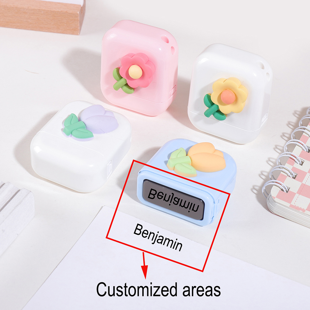 Flower Custom Kids Name Stamp  – Baby Clothing Labels Bewertung und Preis