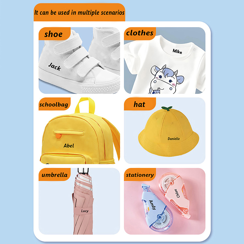 Flower Custom Kids Name Stamp  – Baby Clothing Labels Bewertung und Preis